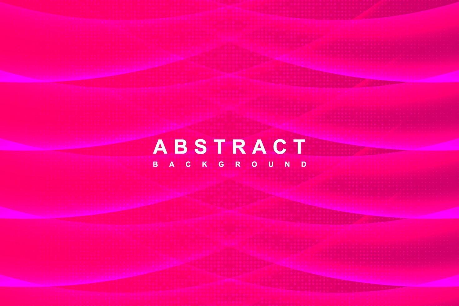 Abstract modern gradient pink and purple background with wavy shadow vector