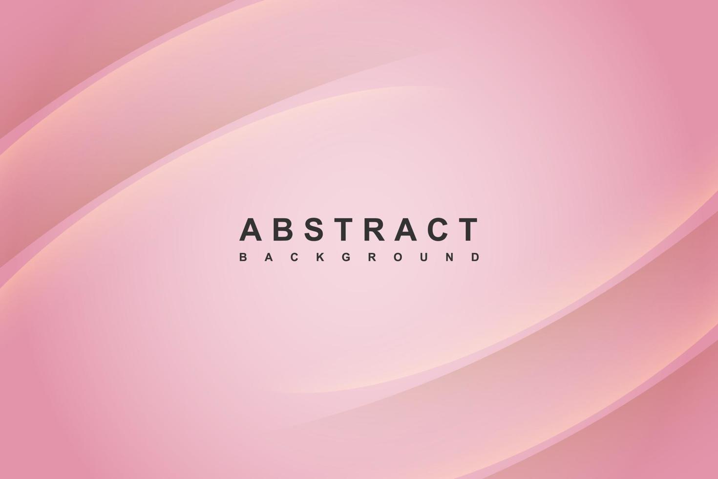 Abstract modern pink gradient background with wavy shadow decoration vector