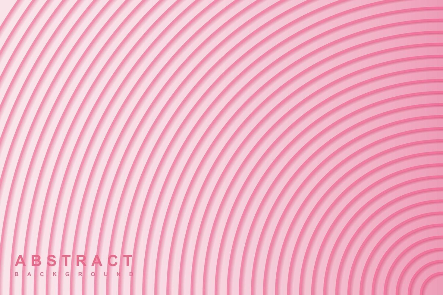 Modern abstract gradient pink circle shape background vector
