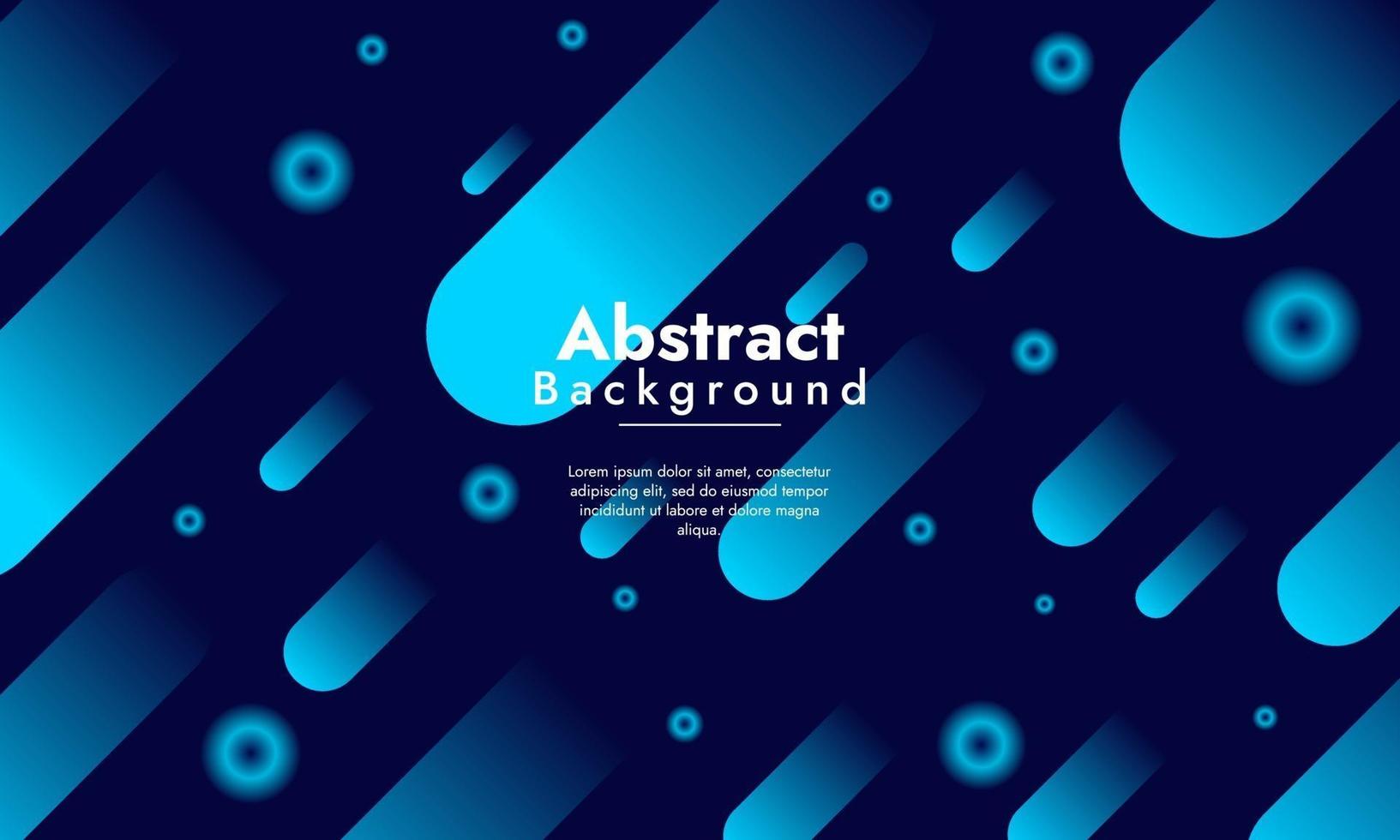 Abstract background with blue gradient geometric shapes vector