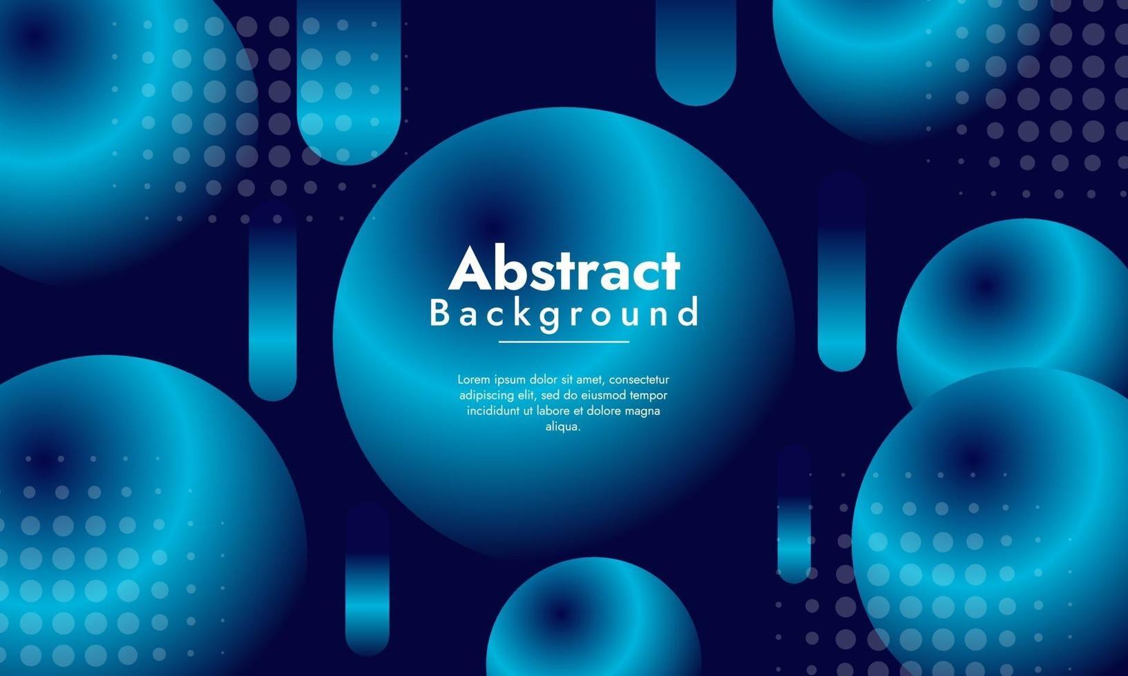 Abstract background with blue gradient geometric shapes vector