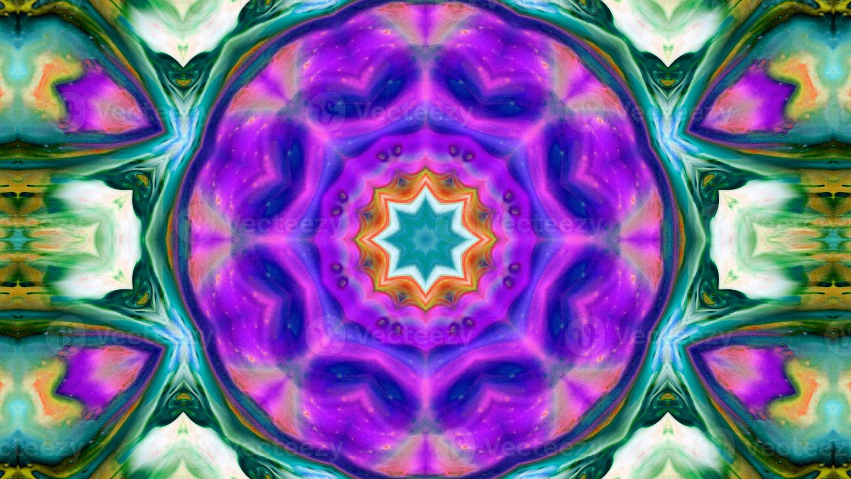Paint Ink Brush Kaleidoscope photo