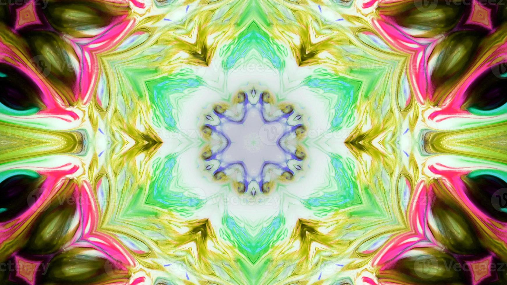 Paint Ink Brush Kaleidoscope photo