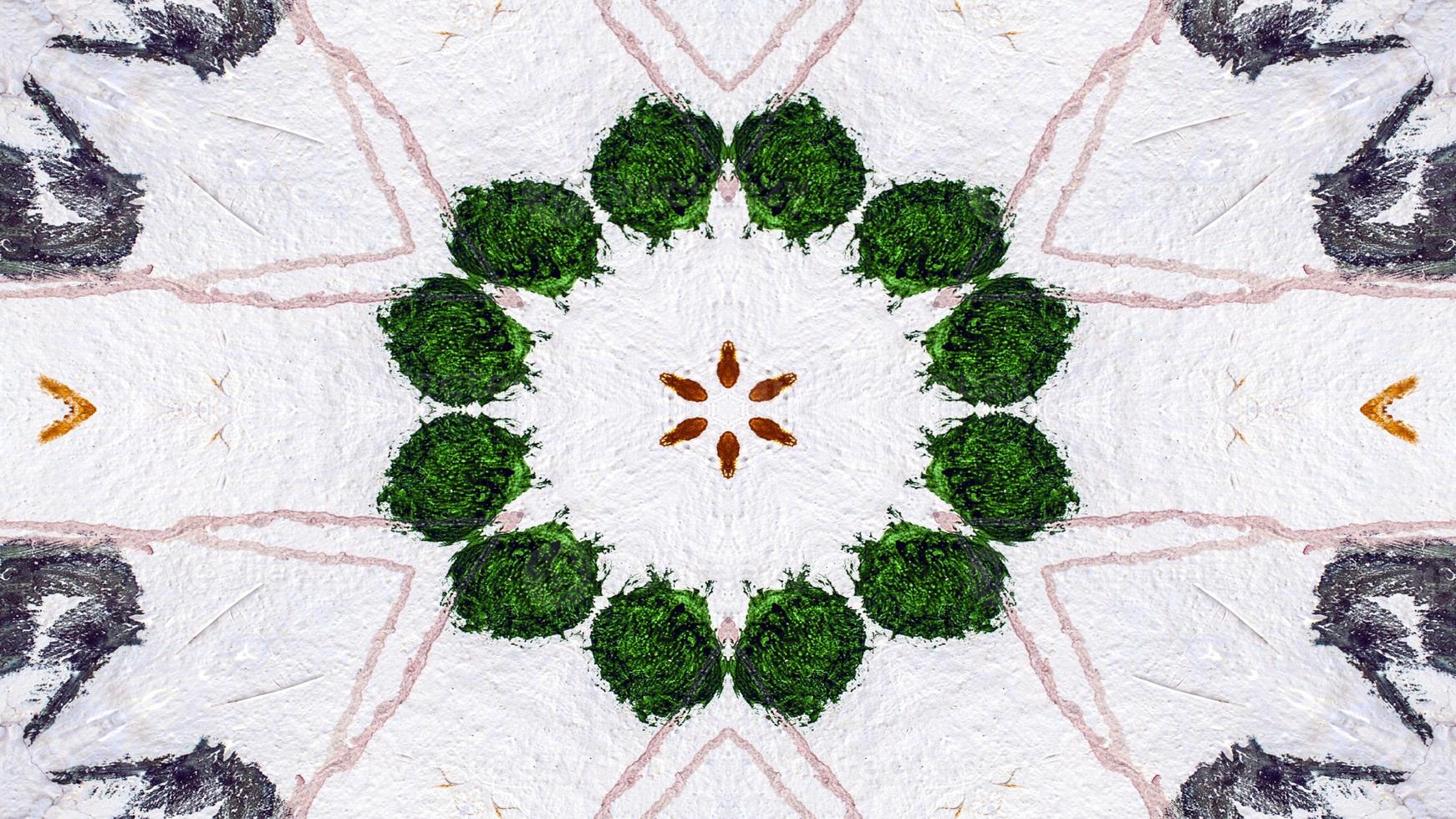 Paint Ink Brush Kaleidoscope photo