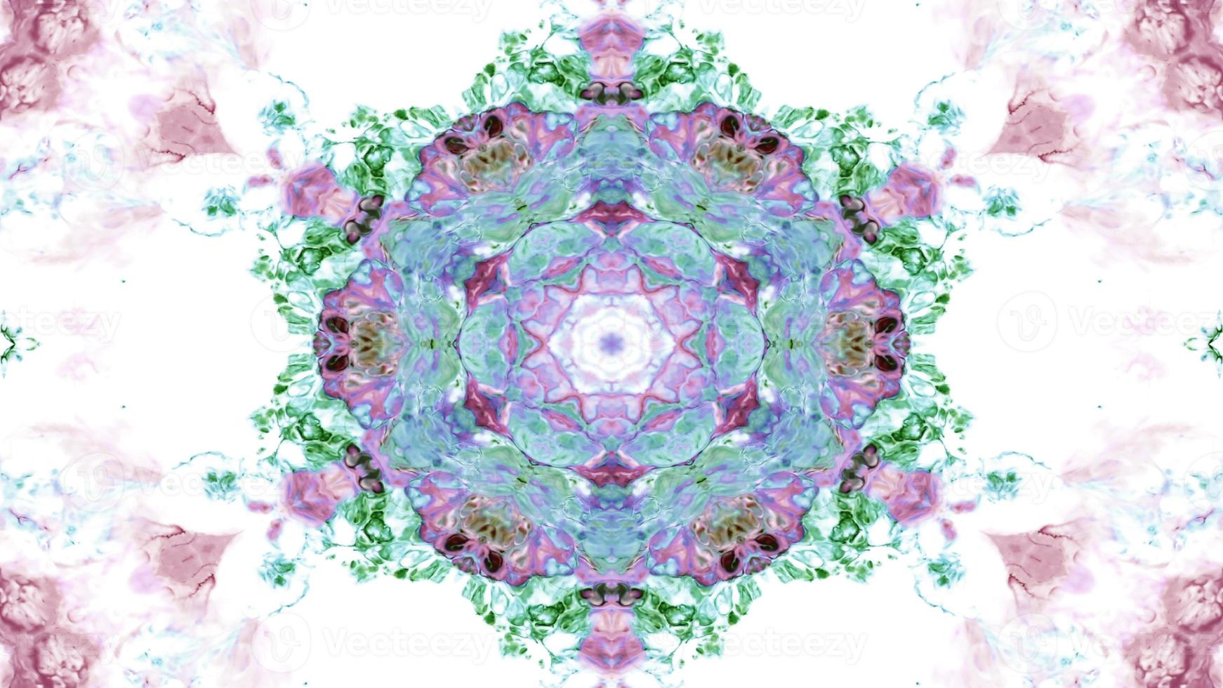 Paint Ink Brush Kaleidoscope photo