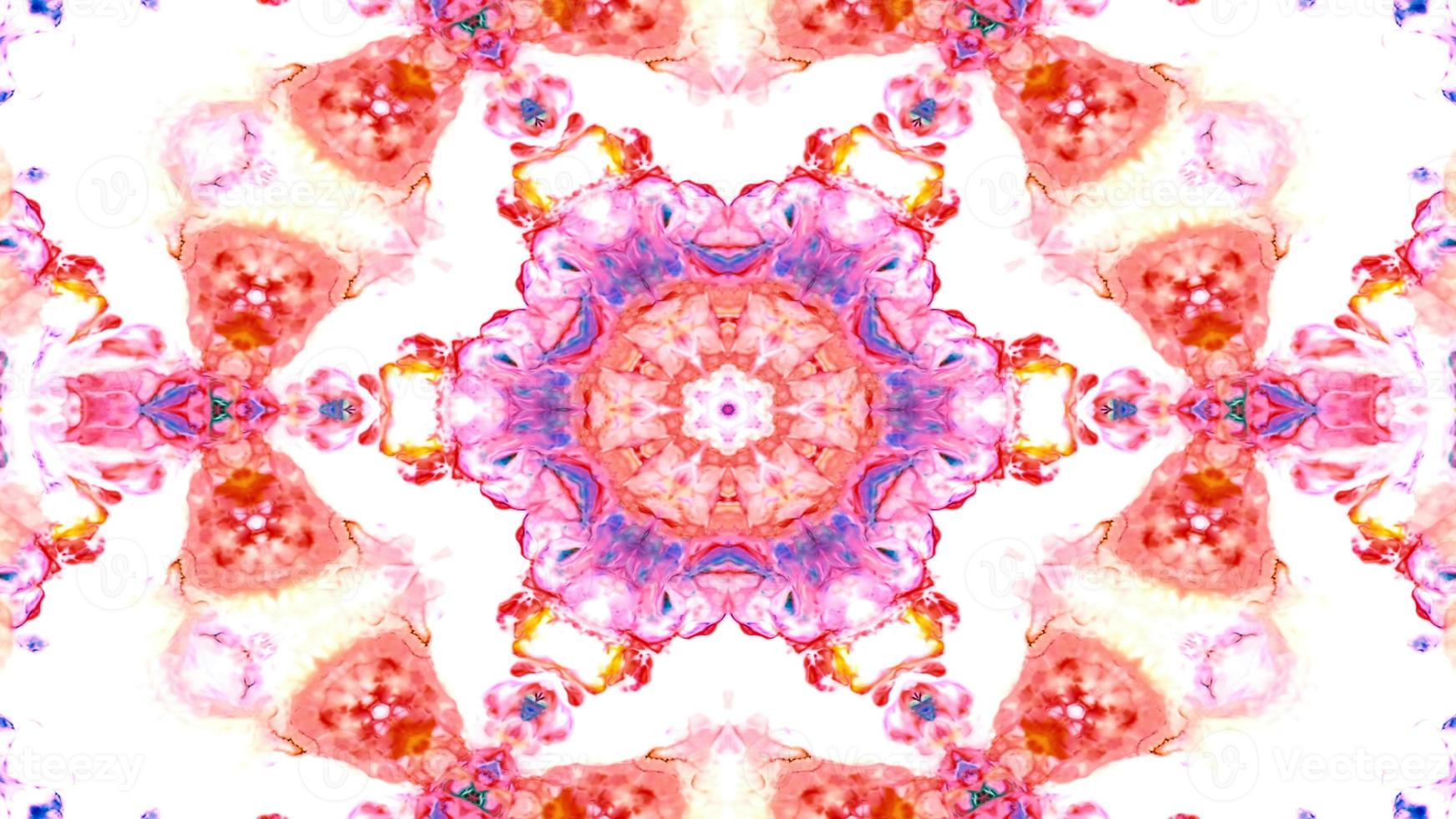 Paint Ink Brush Kaleidoscope photo