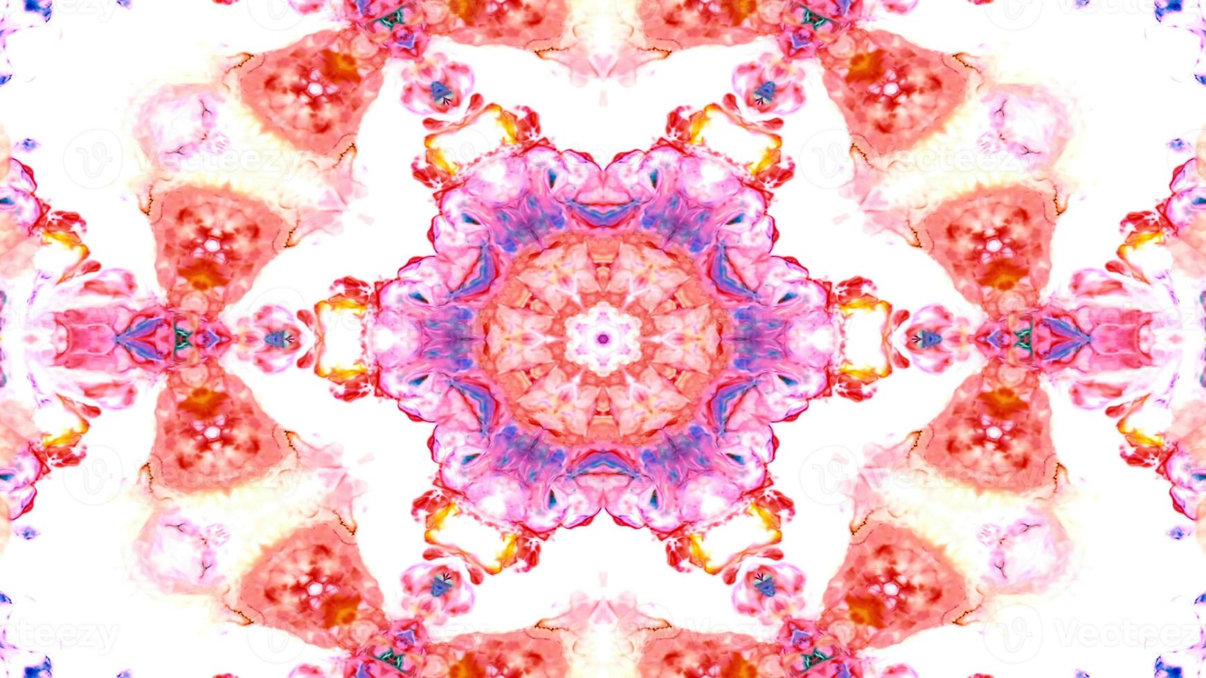 Paint Ink Brush Kaleidoscope photo