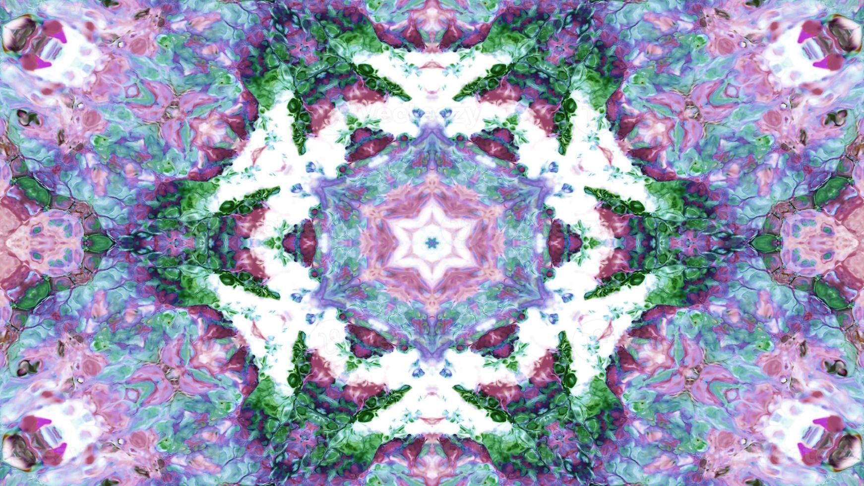 Paint Ink Brush Kaleidoscope photo