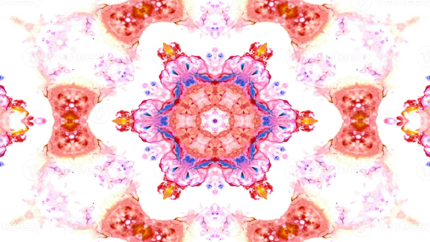 Paint Ink Brush Kaleidoscope photo