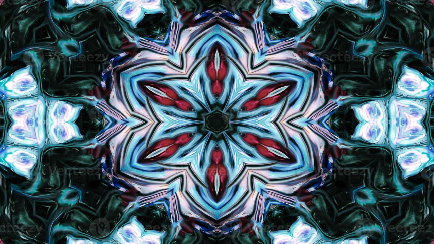 Paint Ink Brush Kaleidoscope photo