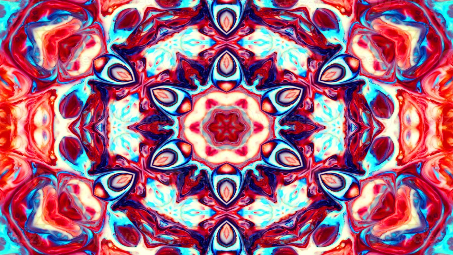 Paint Ink Brush Kaleidoscope photo