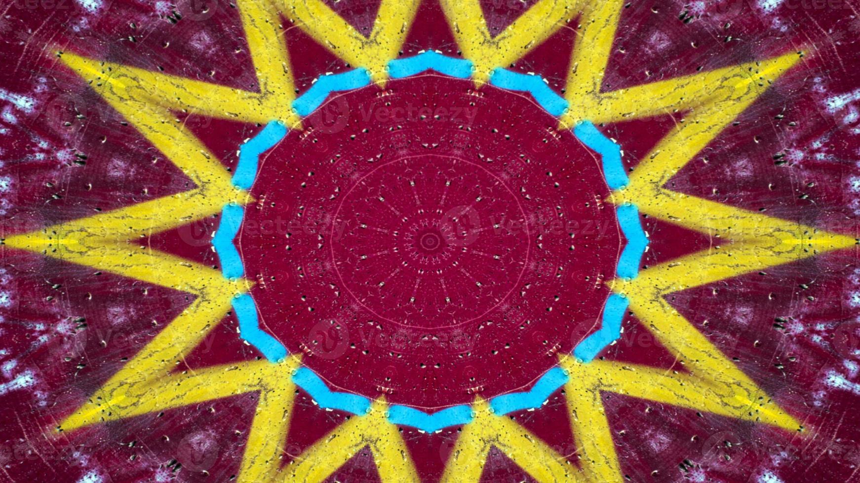 Paint Ink Brush Kaleidoscope photo