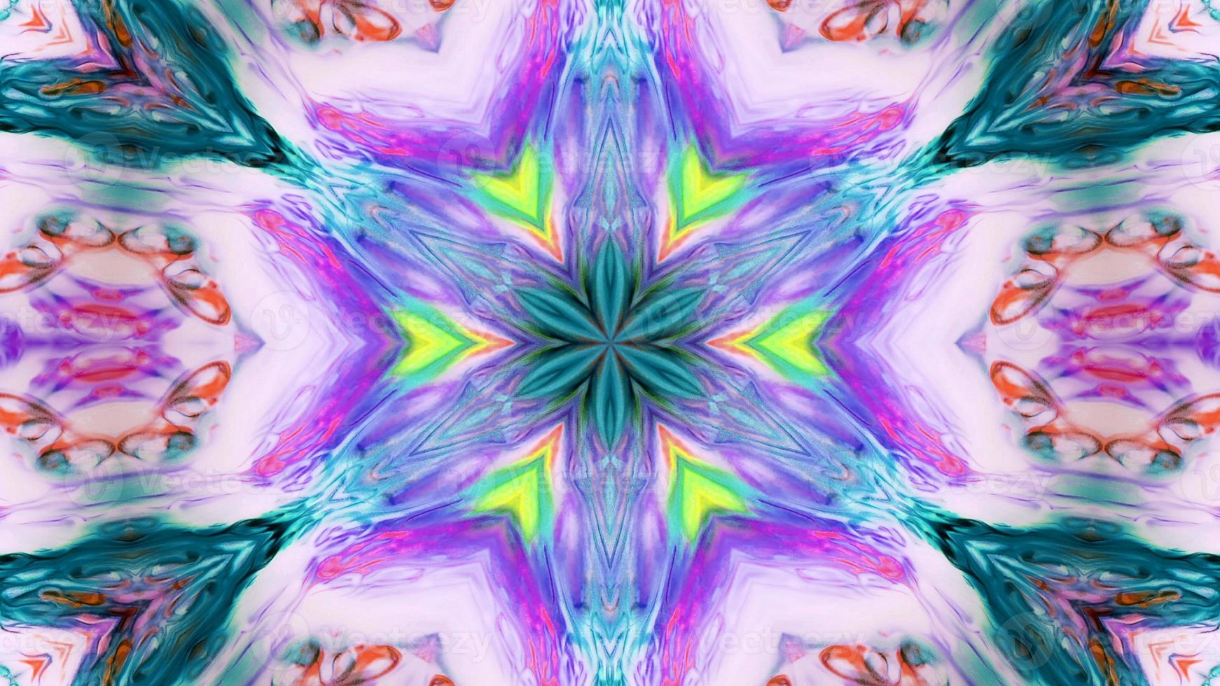 Paint Ink Brush Kaleidoscope photo