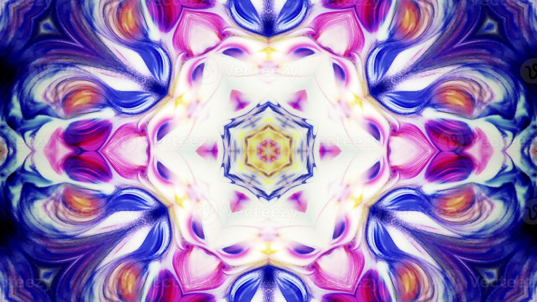 Paint Ink Brush Kaleidoscope photo