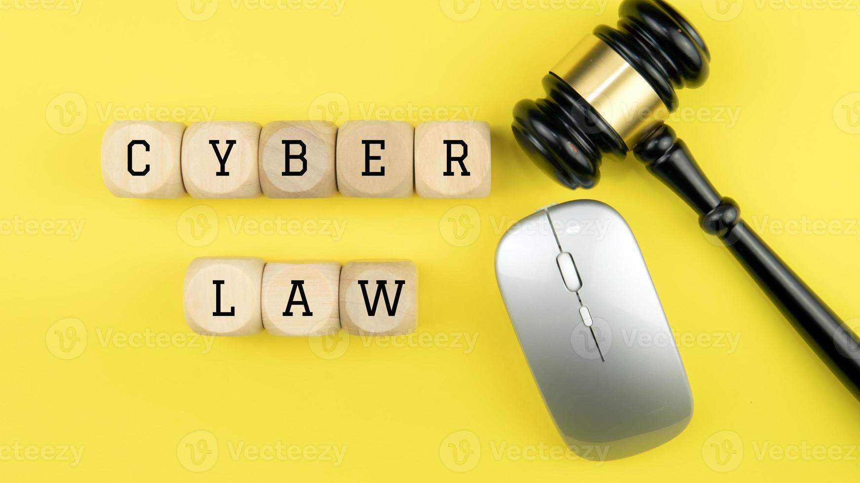 Law legal technology concept. photo