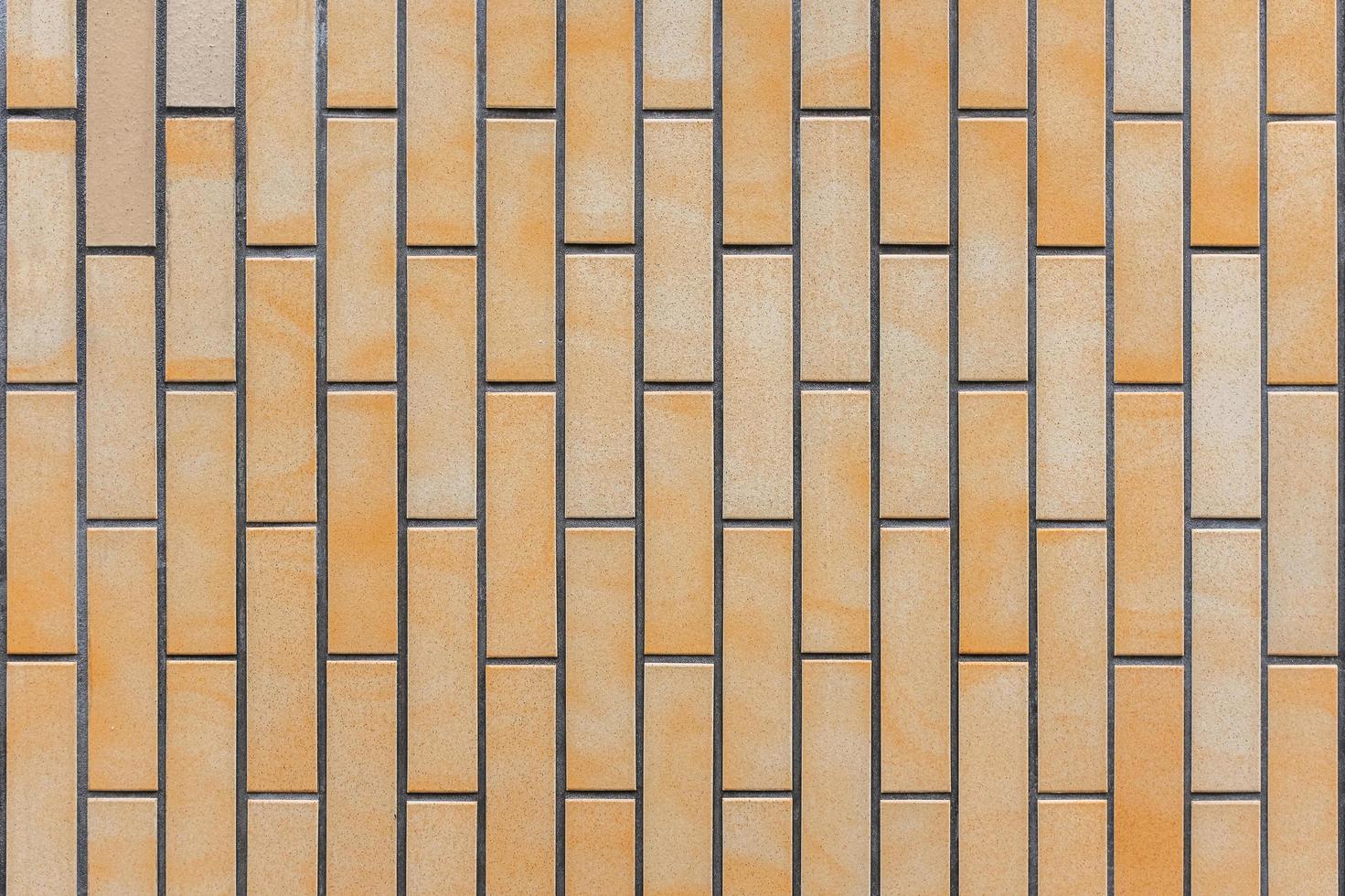 Seamless orange mossaic tiles texture. photo