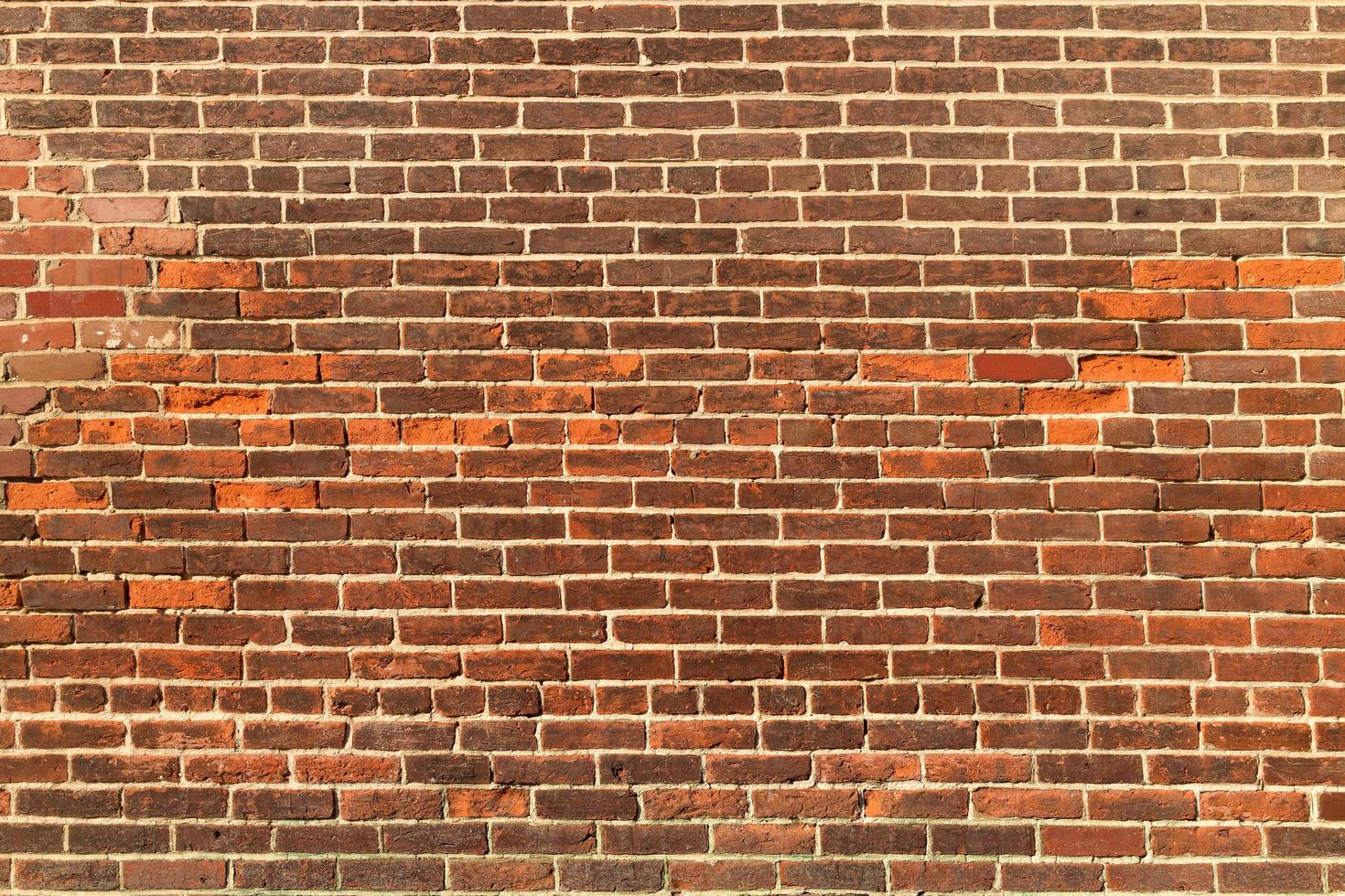 Red brick wall texture background. photo