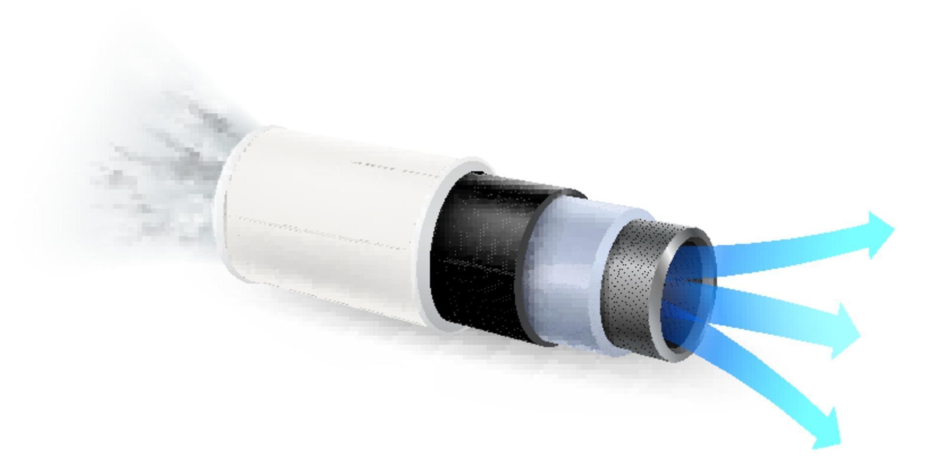 Air purifier filter Technology vector