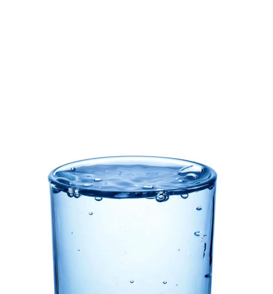 Close-up of a glass of water photo