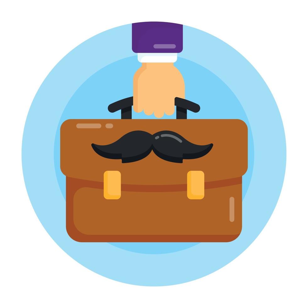 Portfolio and Suitcase vector