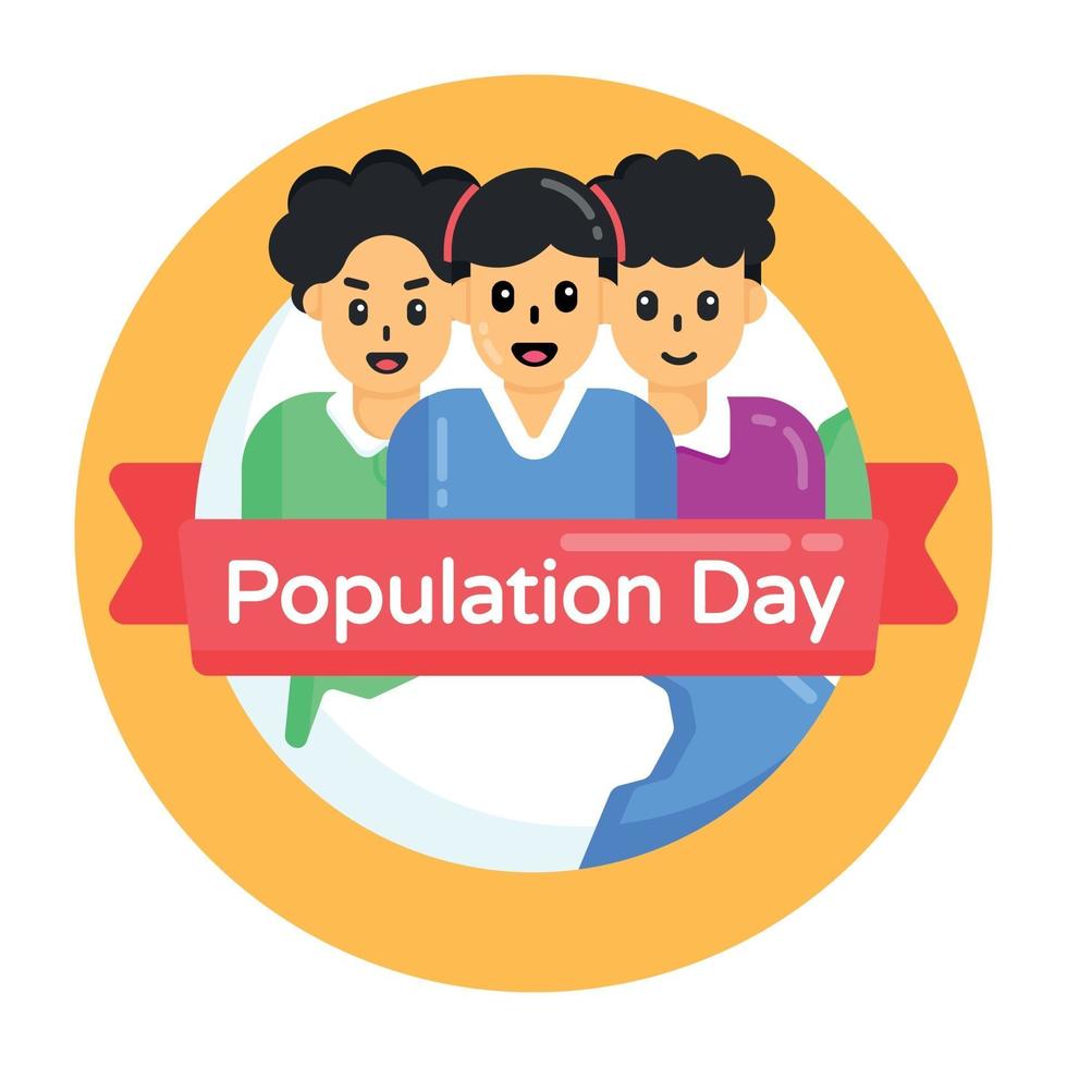 World Population Day vector