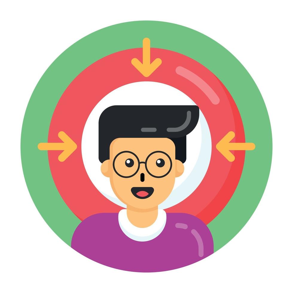 Focus Population Person vector