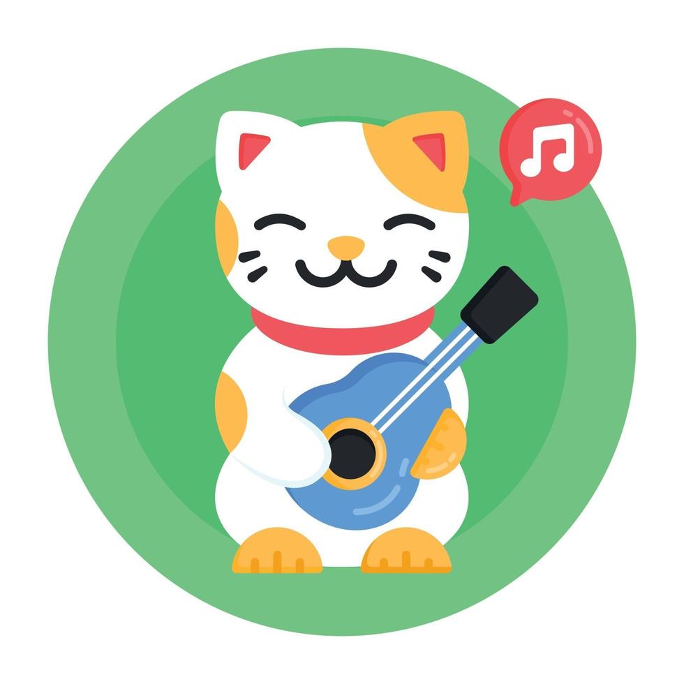 Happy Cat and Animal vector