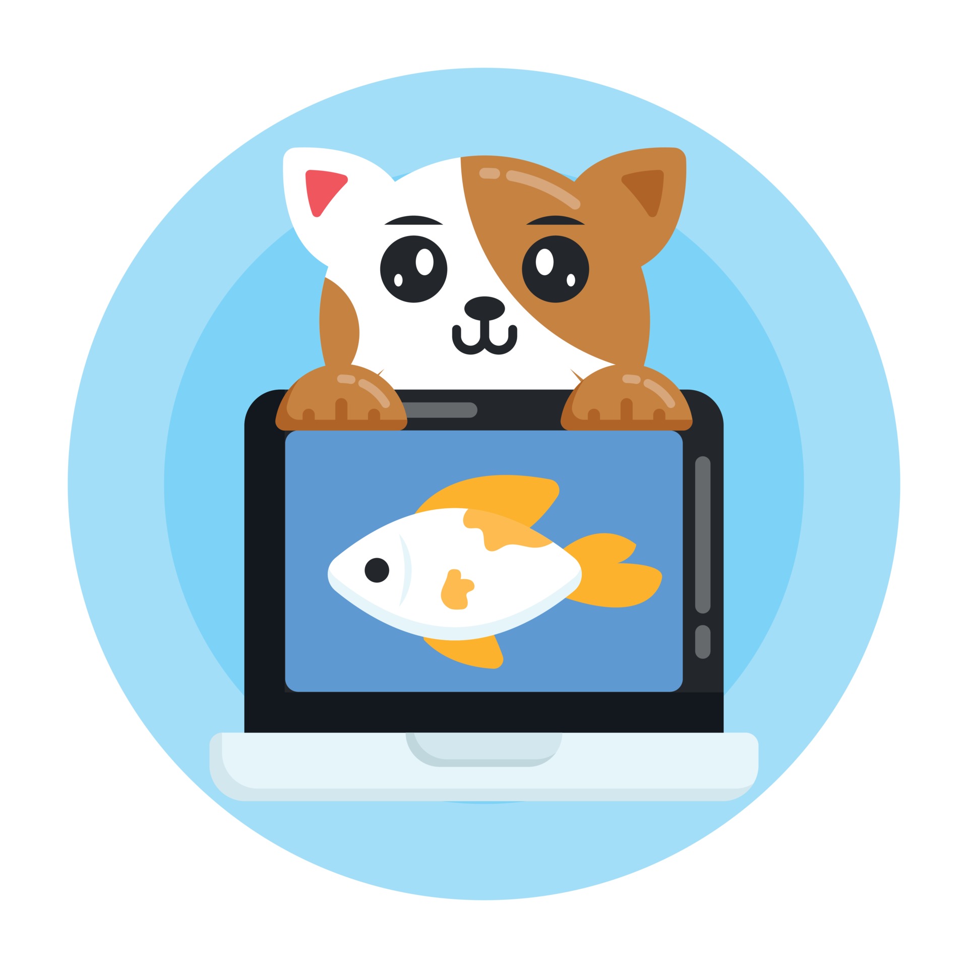 Cat Fish Game 3139530 Vector Art at Vecteezy