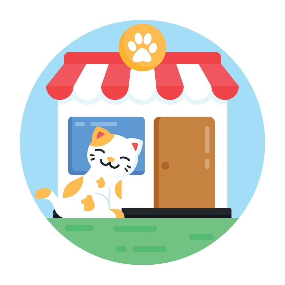 Pet Shop and Market vector