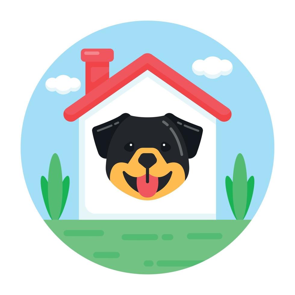 Dog House and Shelter vector