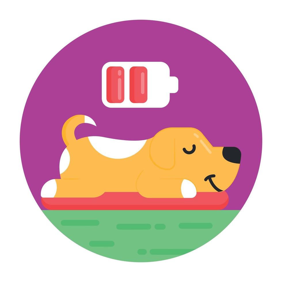 Dog Dreaming and Thought vector