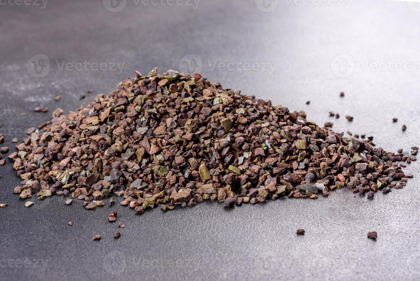 Crushed stone abstract textured background photo