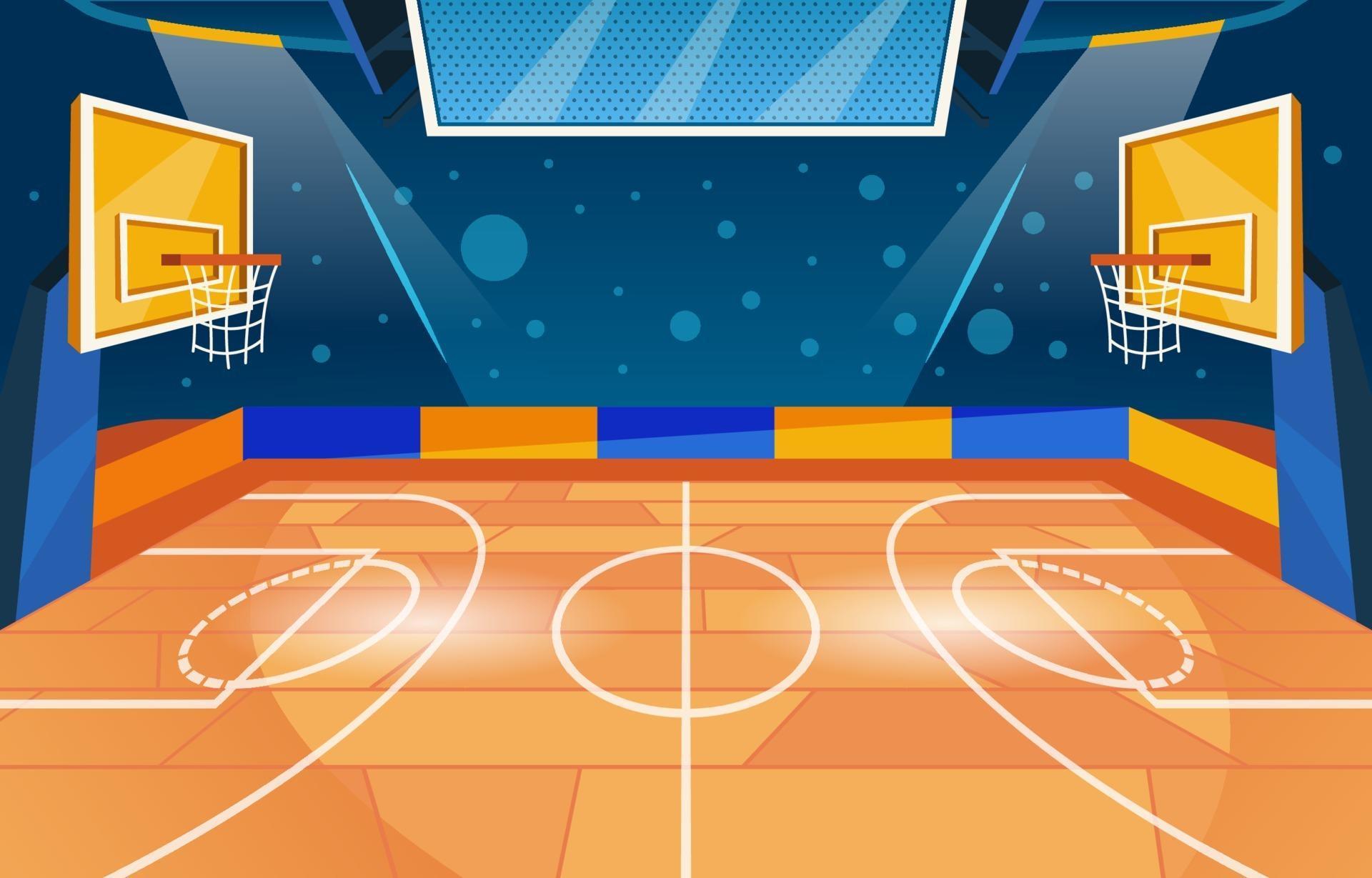 Modern Basketball Court 3142690 Vector Art at Vecteezy