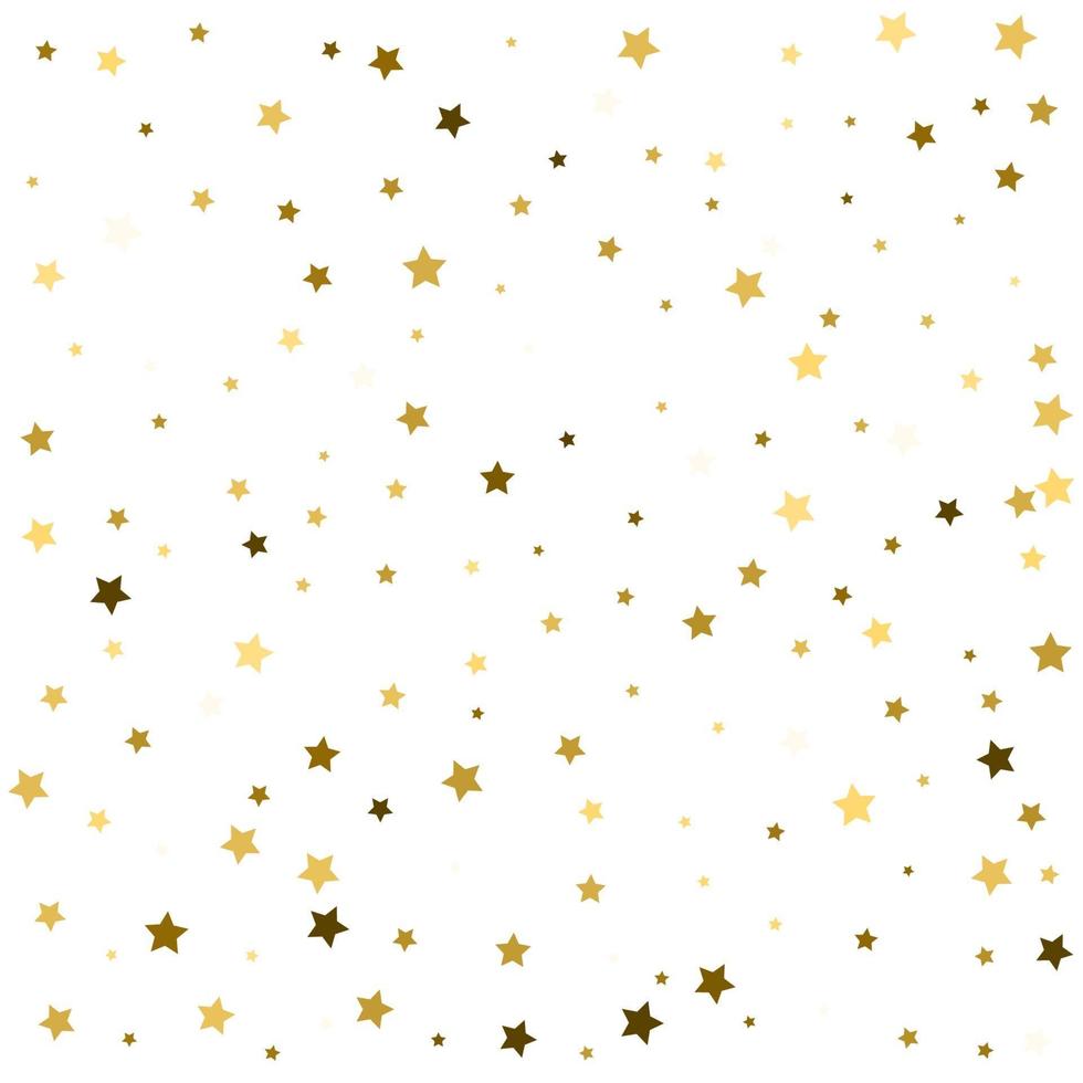 Gold stars falling confetti background 3142703 Vector Art at Vecteezy