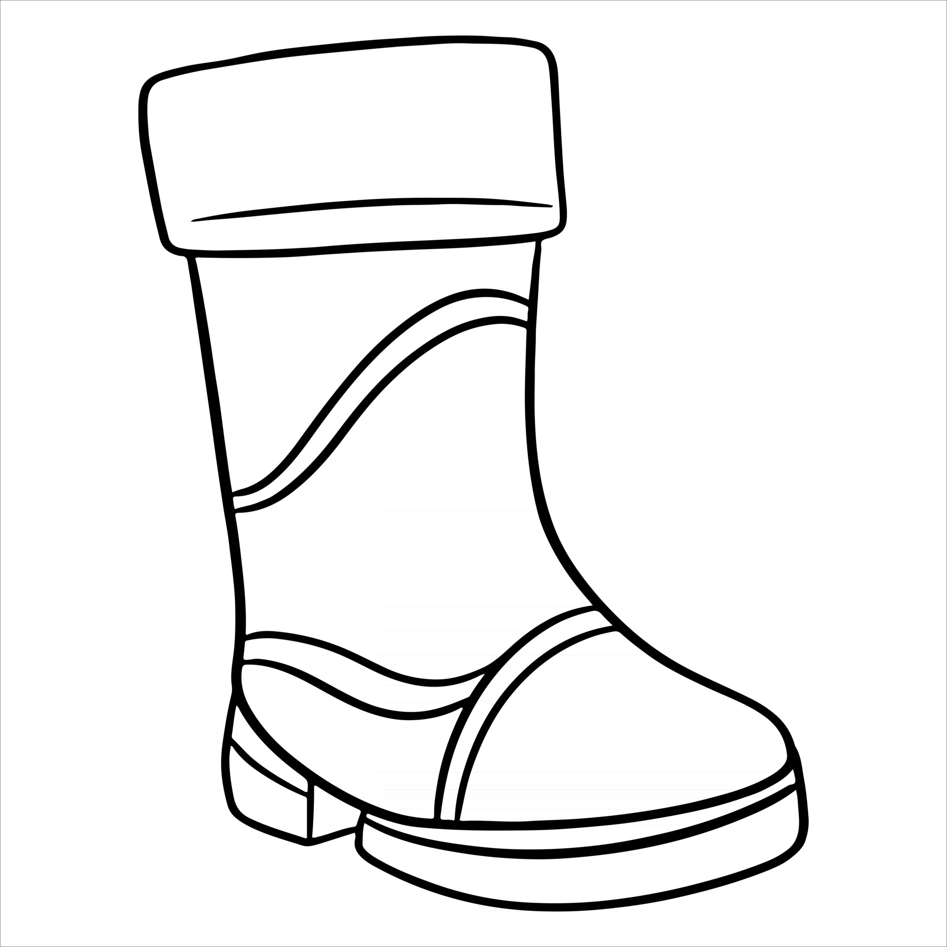 Rain protection. Rubber boots to walk in puddles and mud. 3142969 ...