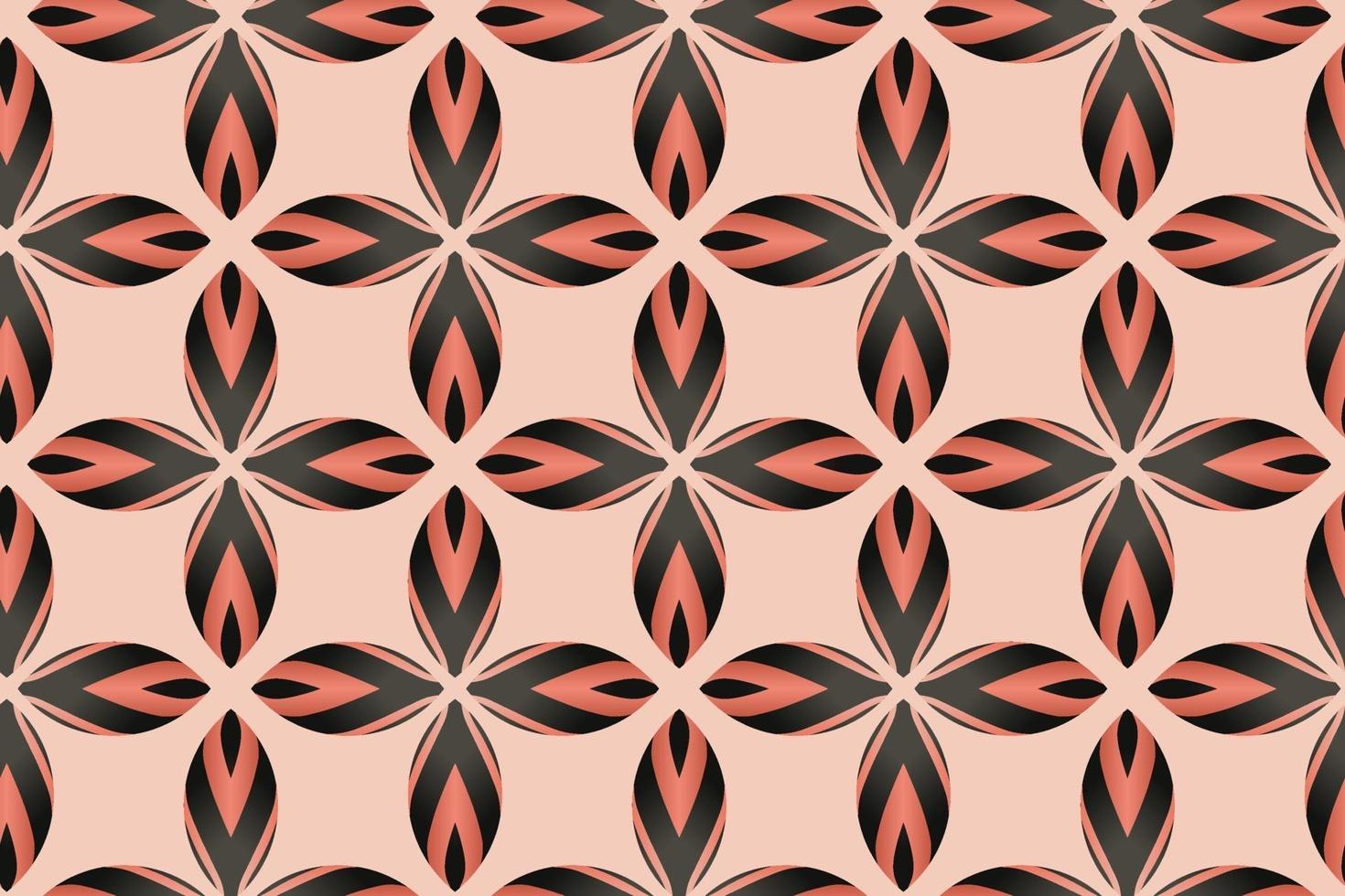 Ilustración de vector de papel de regalo de primavera degradado rosa patrón
