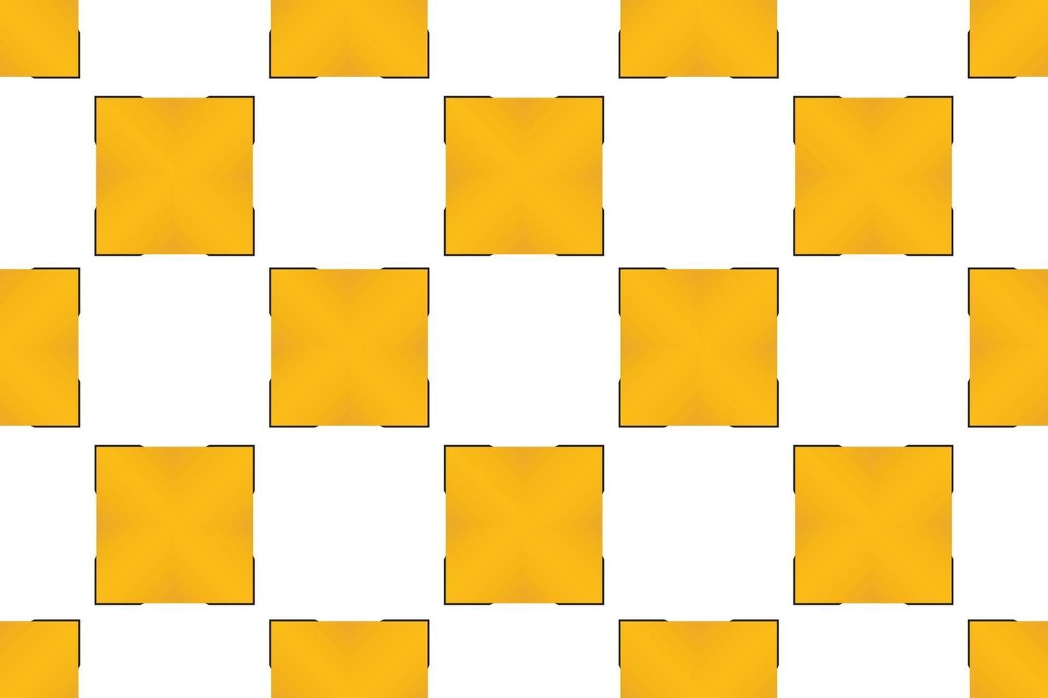 Pattern square yellow gradient for gift wrapping paper vector