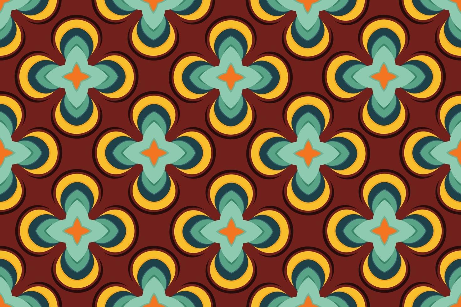 Abstract Pattern style retro vector illustration