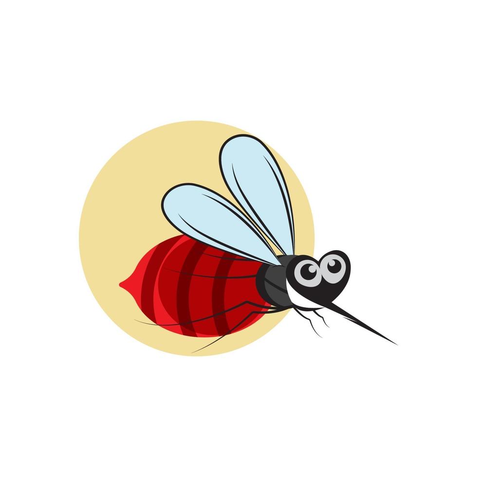 Insect mosquito icon Template vector