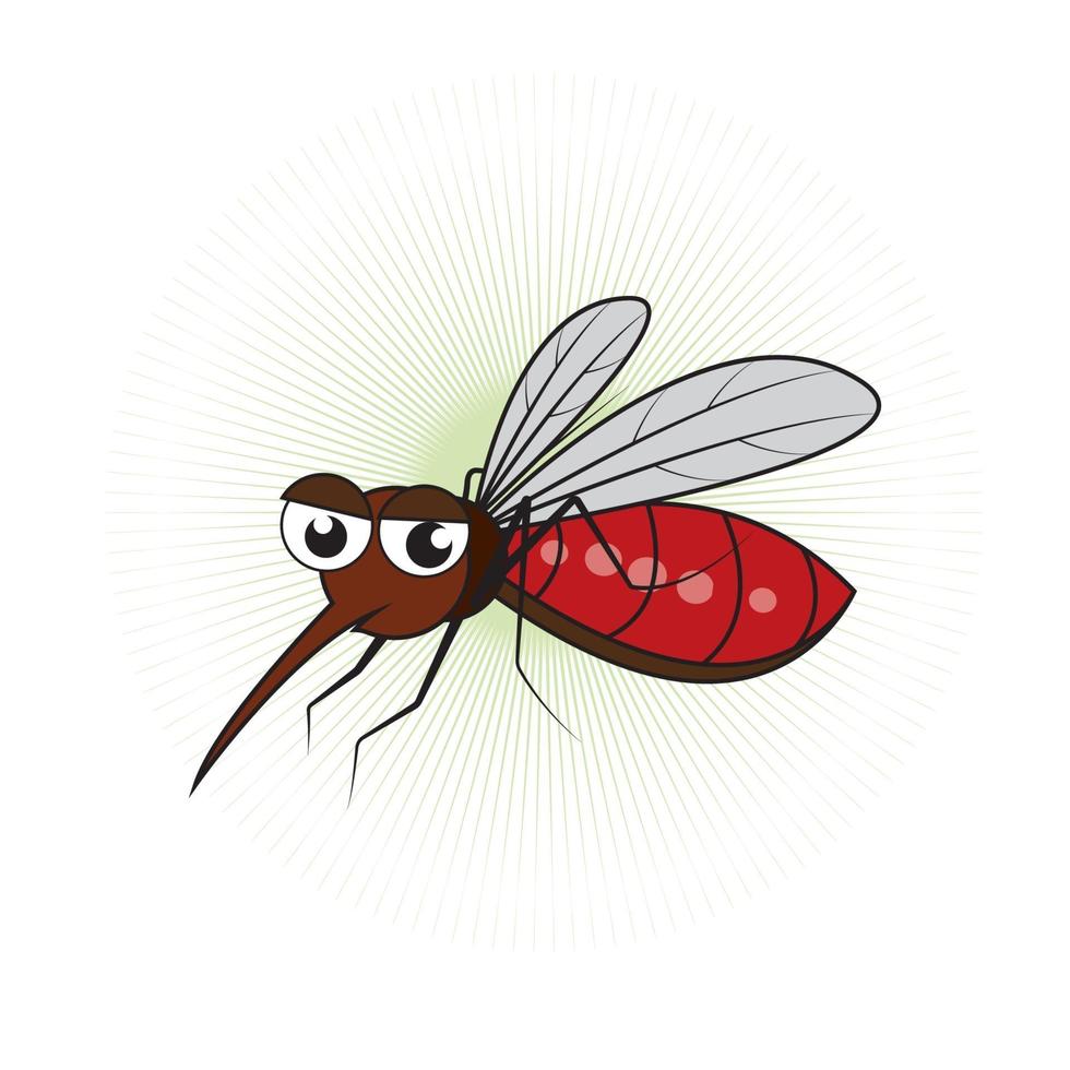 Insect mosquito icon Template vector