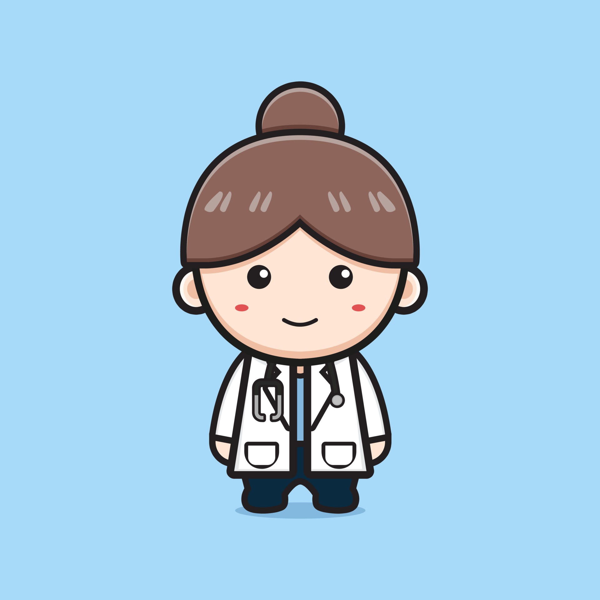 clipart female doctor