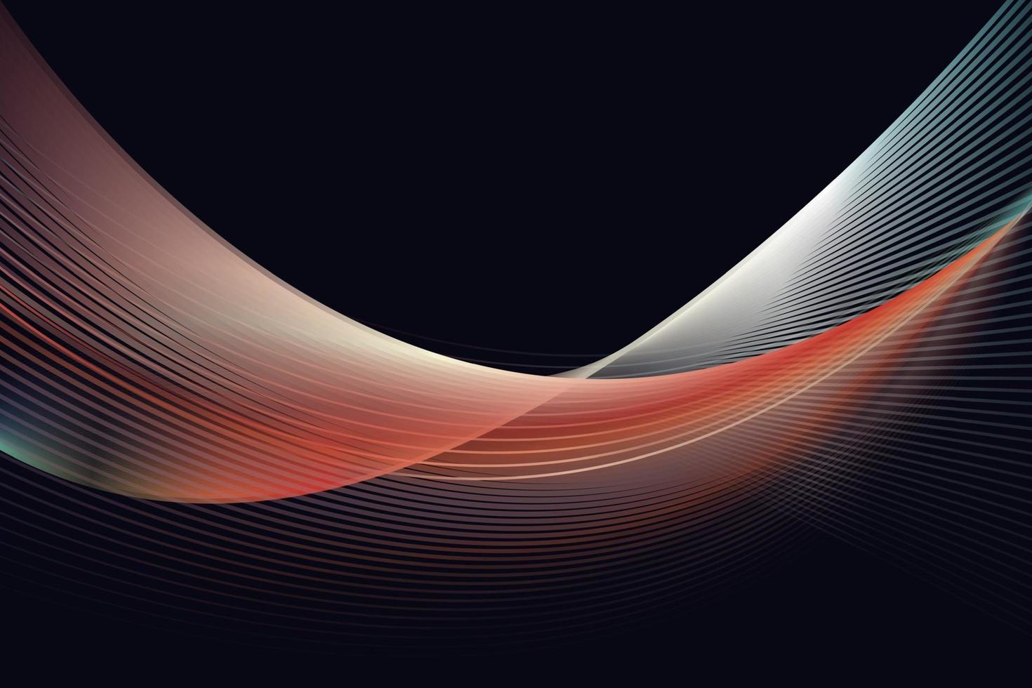 wave abstract line background, mordern waves. vector