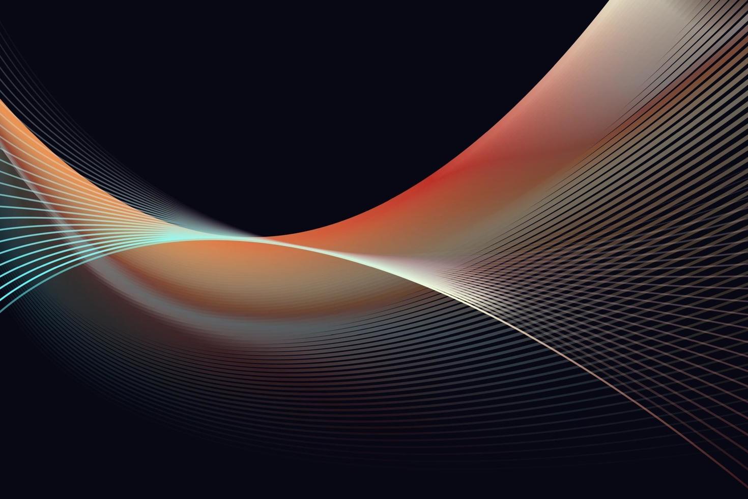 wave abstract line background, mordern waves. vector