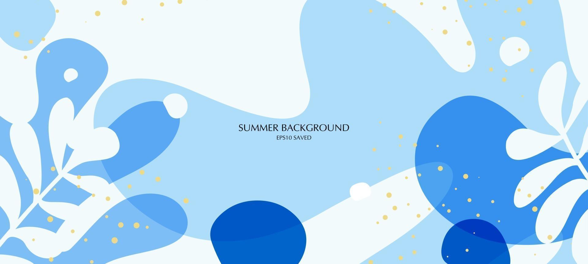 summer background, tropical summer vector