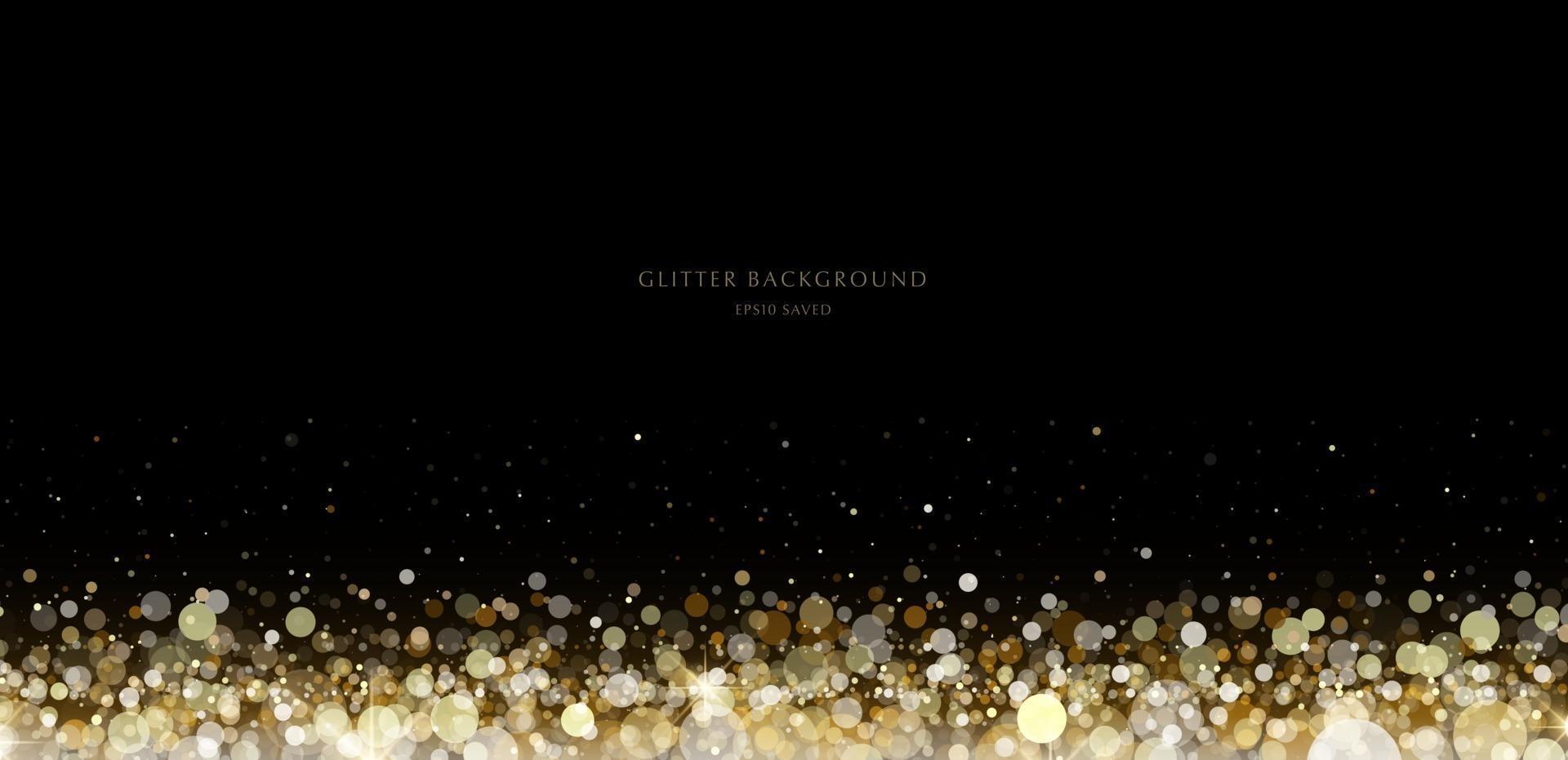 glitter background, luxury gold stardust light vector