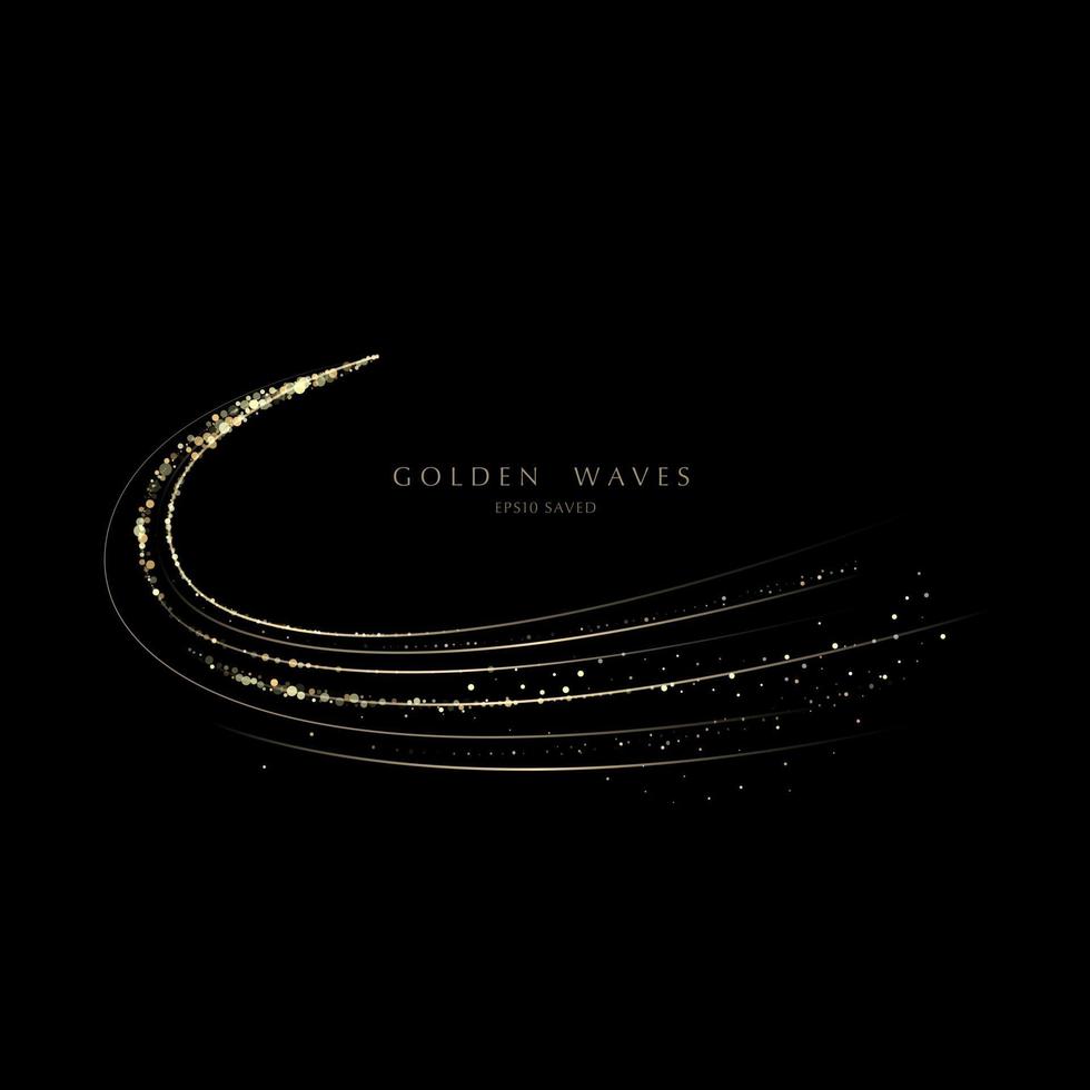 glitter background, luxury gold stardust light vector