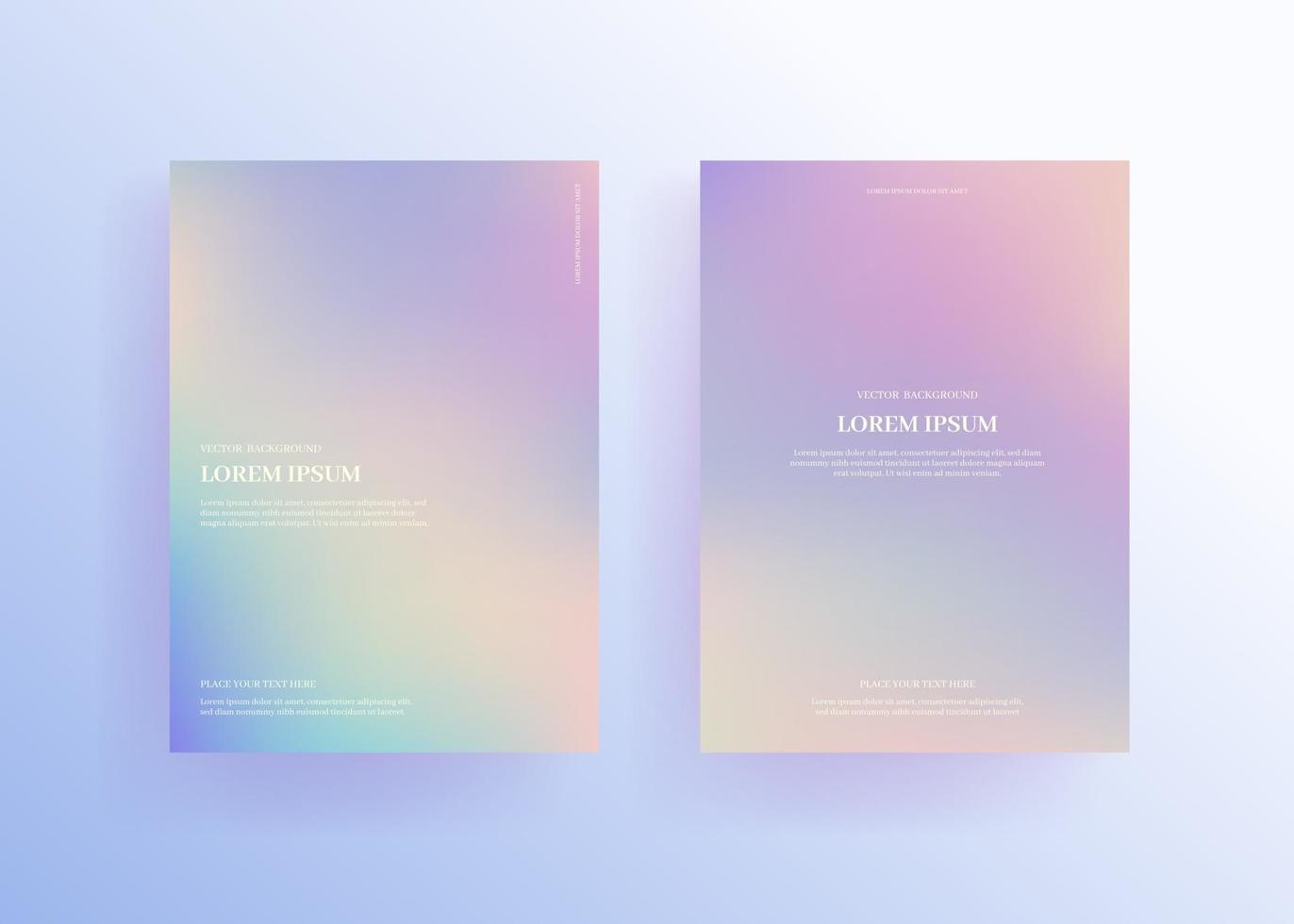 gradient background, soft color frames. vector