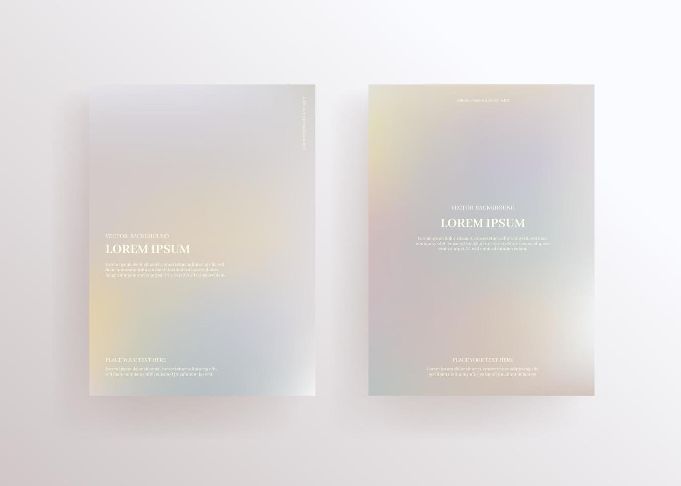 gradient background, soft color frames. vector