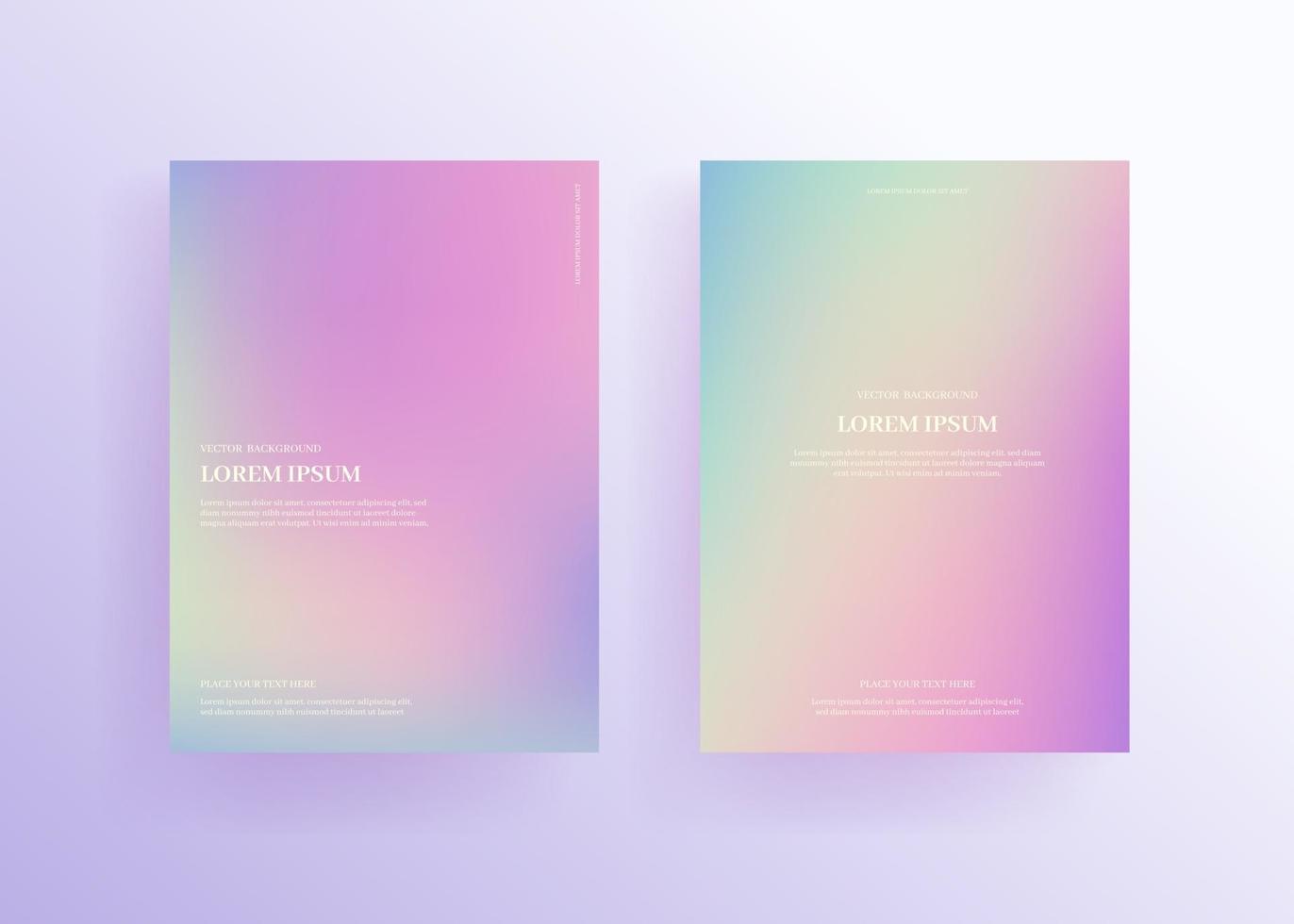 gradient background, soft color frames. vector