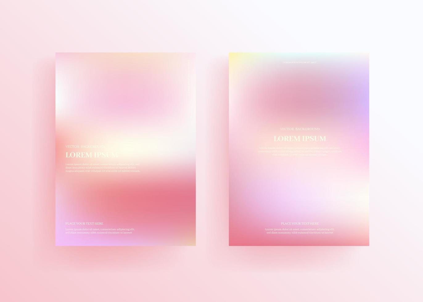 gradient background, soft color frames. vector